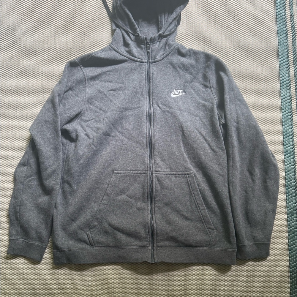 Nike Charcoal Full-Zip Hoodie